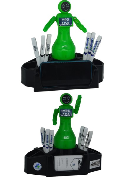 Akınrobotıcs Mini Ada Kalemlik Yeşil fiyatları