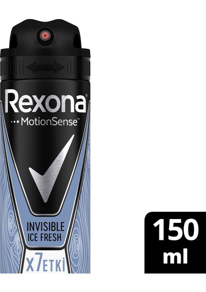 Anti-Perspirant Sprey Deodorant Erkek Invisible Ice Fresh Ter Kokusuna Karşı 150 ML