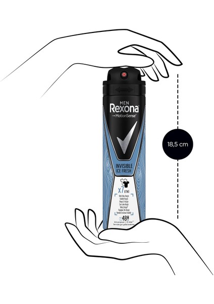 Anti-Perspirant Sprey Deodorant Erkek Invisible Ice Fresh Ter Kokusuna Karşı 150 ML