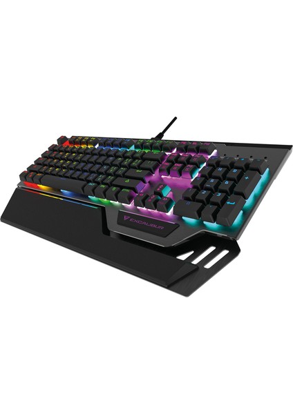 Excalibur GK21 IP32 RGB Mavi Switch Mekanik Oyuncu Klavyesi