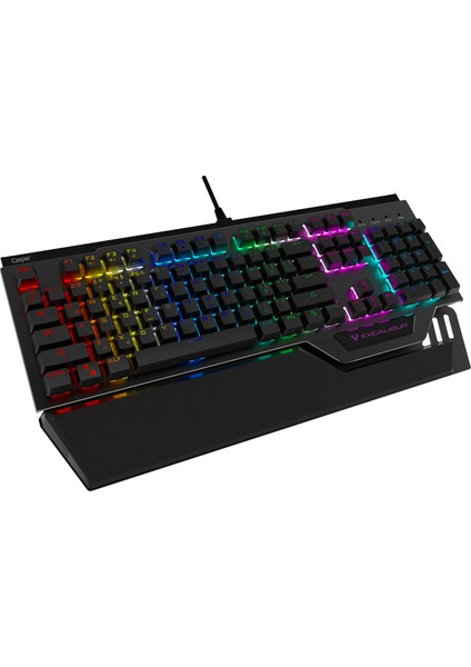 Excalibur GK21 IP32 RGB Mavi Switch Mekanik Oyuncu Klavyesi