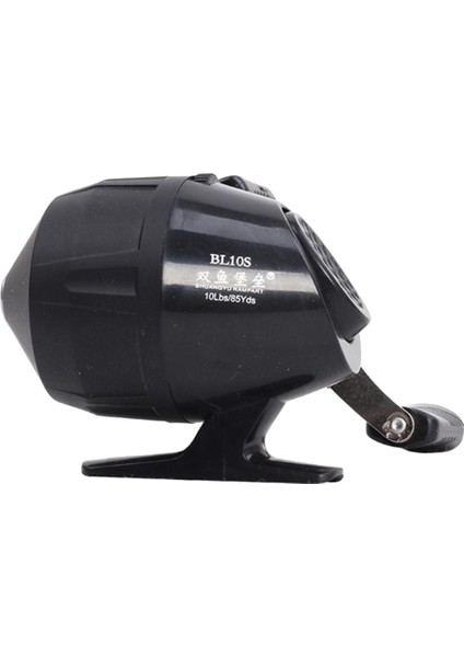 Siyah Stainkulsteel Spincast Reel 10LB / 85YDS Dişli Oranı 3.0: 1 Tuzlu Su (Yurt Dışından)