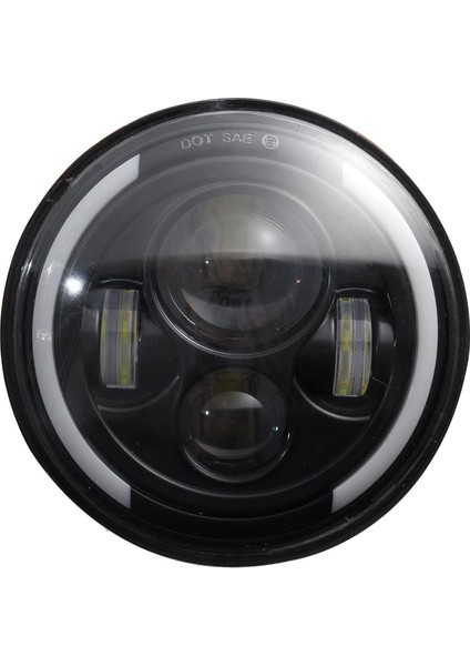 200W Jeep Wrangler LJ için Yuvarlak Far - Siyah (Yurt Dışından)