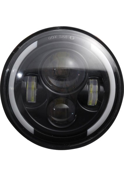 200W Jeep Wrangler LJ için Yuvarlak Far - Siyah (Yurt Dışından)