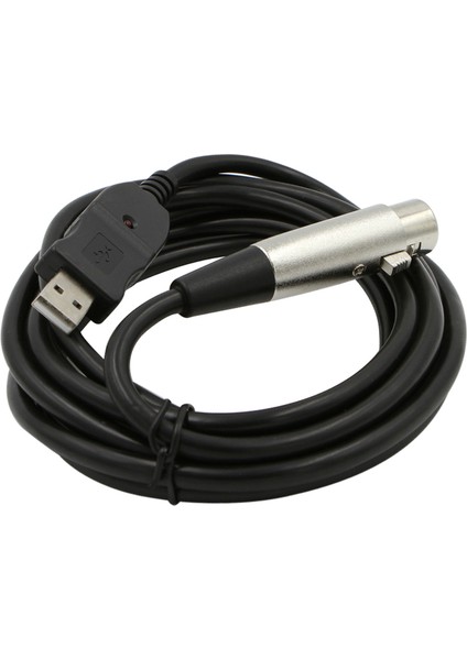 Tak ve Çalıştır Xlr Kadın USB Erkek Adaptörü Kablo Stüdyosu Ses Kablosu Kabloları (Yurt Dışından)