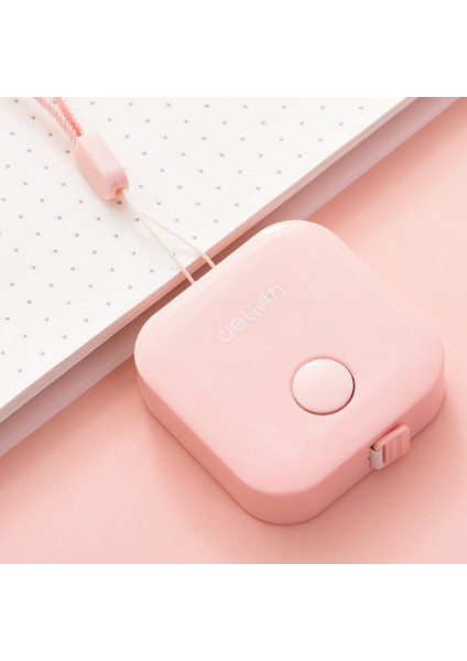 Yumuşak Geri Çekilebilir Mini Mezura Bant Temizle Işaretlenmiş Pembe (Yurt Dışından) modelleri