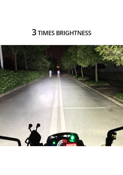 6500K 8-Led 2 Adet Yardımcı Far Lambası Spot 12 V 12 W Süper Parlak (Yurt Dışından)