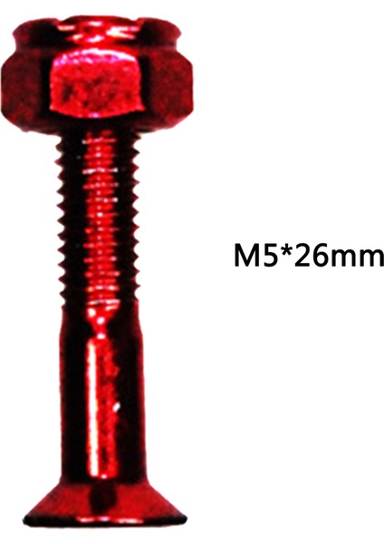 Longboard Kaykay Kamyon Tamir Donanım Vidaları Aksesuarları RED__26MM_1PC (Yurt Dışından) fırsatları