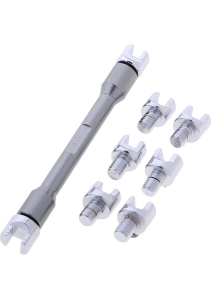 Motosiklet Anahtarı Seti Konuştu 5.4mm-6.8mm Tekerlek Tokalı Onarım Araçları Gri indirimleri