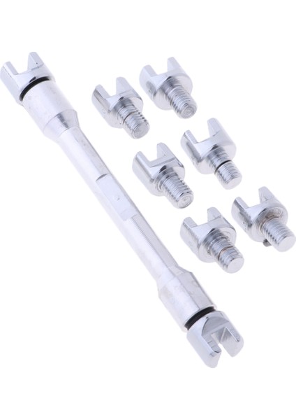 Anahtarı Seti Motosiklet Kir Bisiklet Kiti Tekerlek Jant Aracı Konuştu 5.4mm-6.8mm Gümüş (Yurt Dışından)