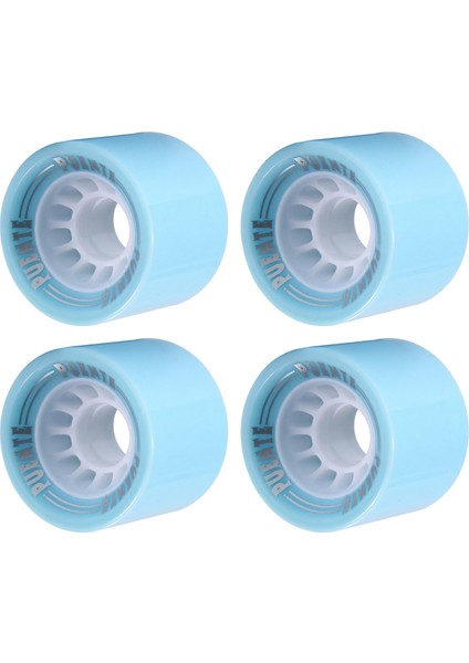 4 / Set Kaykay Tekerlekleri 70X51MM Kararlı Seyir Tekerlekler Açık Mavi (Yurt Dışından)