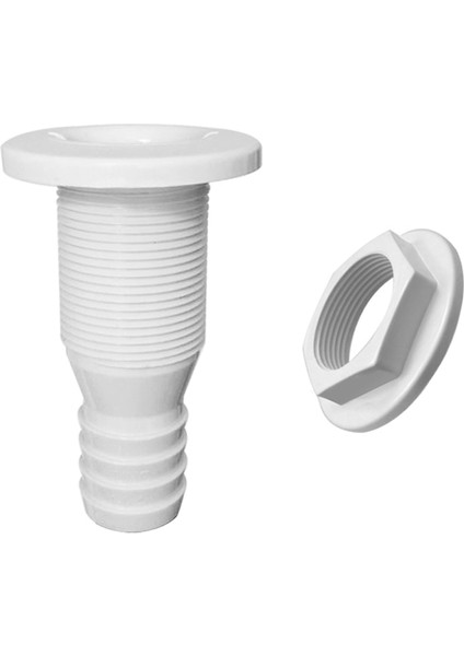 1 "plastik Thru-Hull Sintine Pompa Tahliye Veya Havalandırma Hortumu Bağlantı Tekneler Için 1 Inç
