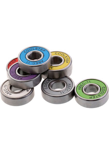 8 Adet / Takım Abec 11 Yüksek Hızlı Aşınmaz Kaykay Scooter Inline Rulmanlar (Yurt Dışından)