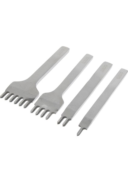 F Fityle 4 Adet Beyaz Çelik Set 1/2/4/6 Prong Diy Elmas Bağlama Dikiş Keskileri Aksesuarları - 5Mm (Yurt Dışından)