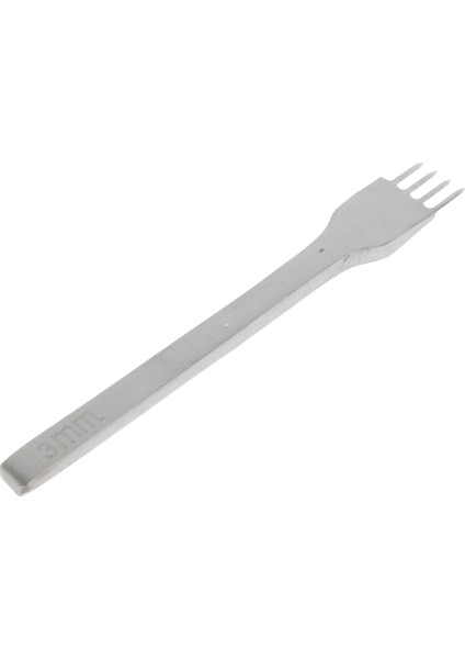 F Fityle 4 Parça Paketi Çelik Prong Bağlantı Dikiş Deri Zanaat 1 2 4 6 Prong Set Faydalı Araçlar - 3Mm (Yurt Dışından)