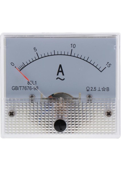 F Fityle Analog Panel Ölçer Akım Ölçer Paneli Elektrik Akımı 0-15A Ölçme (Yurt Dışından)