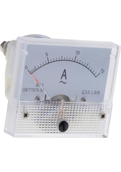 F Fityle Analog Panel Ölçer Akım Ölçer Paneli Elektrik Akımı 0-15A Ölçme (Yurt Dışından)