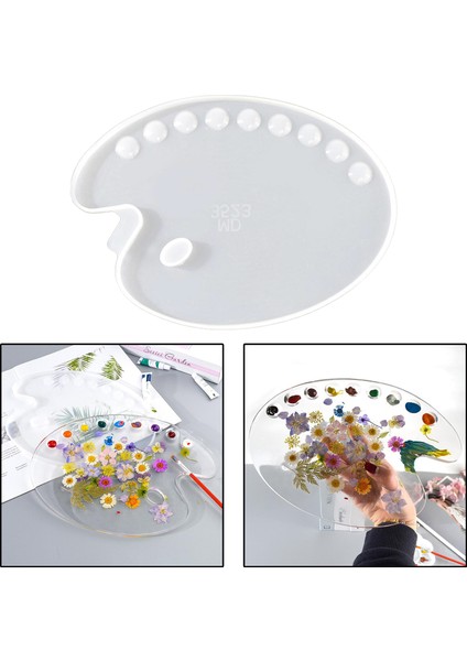 F Fityle Boya Paleti Reçine Döküm Kalıp Silikon Takı Yapımı Epoksi Kalıp Zanaat (Yurt Dışından) fiyatları