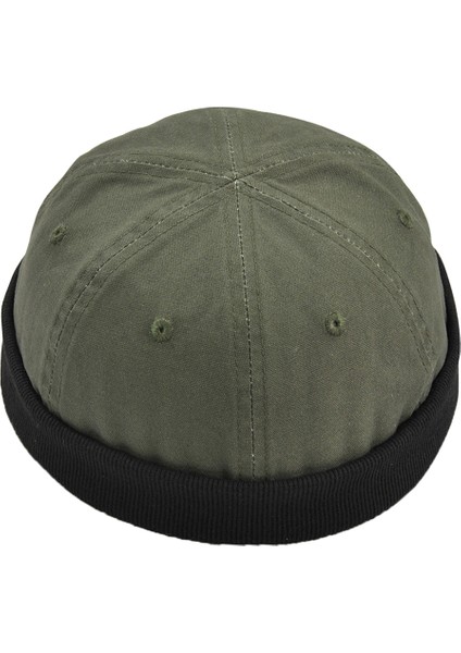 F Fityle Erkekler Biker Şapka Kafatası Beanie Barısız Kanca ve Döngü Docker Şapka (Yurt Dışından)