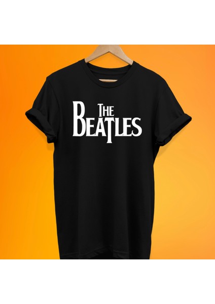 The Beatles Baskılı %100 Pamuk Oversize T-Shirt Büyük Beden Tişört