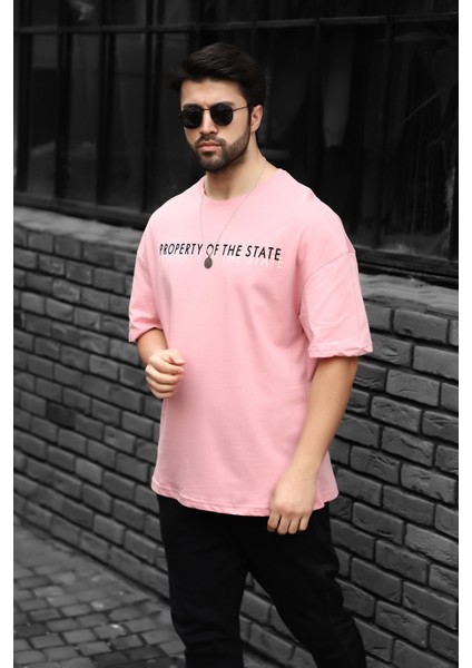 Hidden Baskılı Oversize T-Shirt AC-Y36009LNS