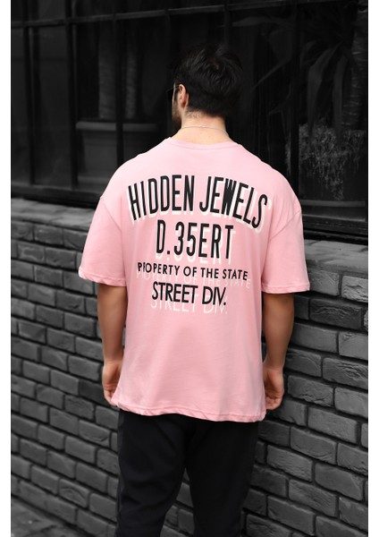 Hidden Baskılı Oversize T-Shirt AC-Y36009LNS