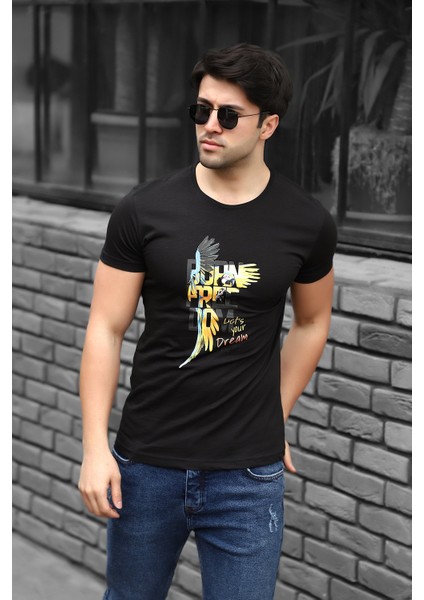 Born Freedom Baskılı T-Shirt AC-Y38331LNS