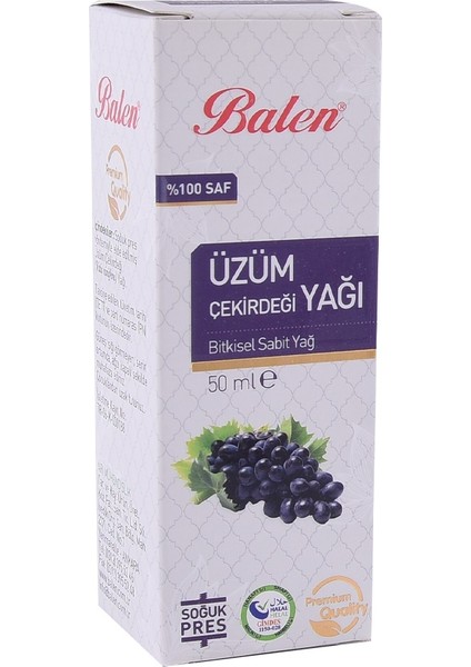 Üzüm Çekirdeği Yağı 50 ml