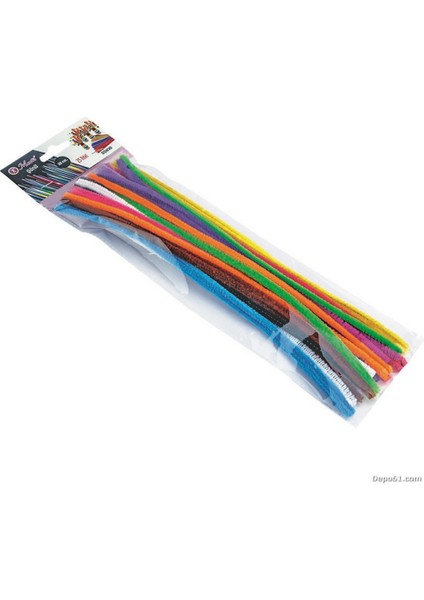 Renkli Tel Peluş Şönil 30 cm 50'li fiyatları