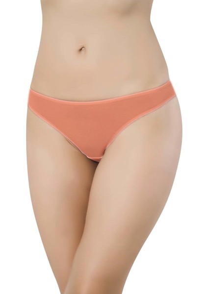 6 Adet Süper Eko Set Likralı Kadın Slip Külot Gri Pudra Fuşya