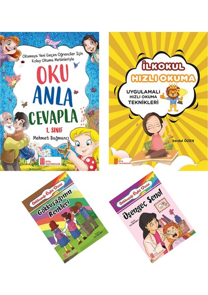 Oku Anla Cevapla - Hızlı Okuma - 4'Lü Set