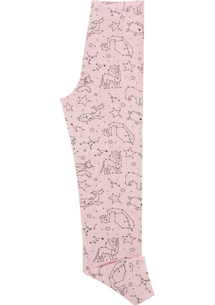 Pembe Kız Çocuk Zodiac 2li Pijama Takımı