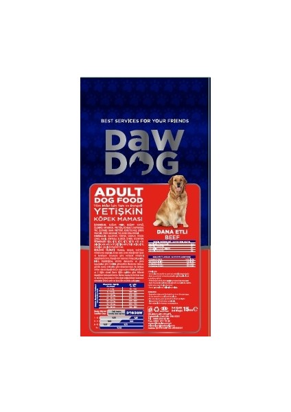 Dawdog 1kg. Köpek Maması Kuzu Etli (Yavru Köpekler)