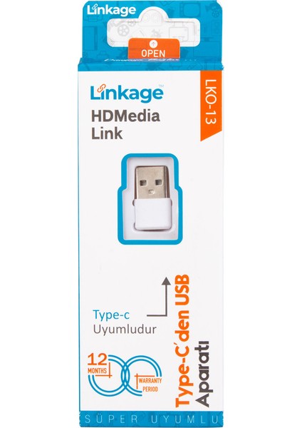 Type-C To USB Çevirici Aparat LKO13