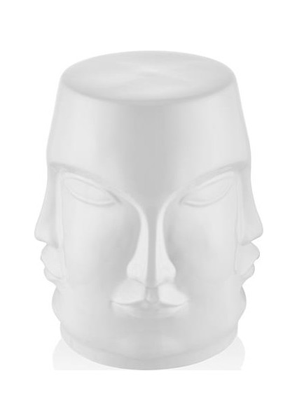 Beyaz Face Figürlü Dekor 46 cm