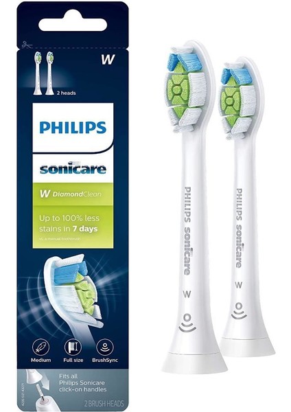 Sonicare HX6062/65 Diamondclean Yedek Diş Fırçası Başlıkları