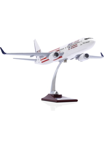 1:100 Boeing 737-800 Abd Tasarımlı Uçak Maketi, 1/100 Ölçek Model Uçak, Havacılık Meraklıları Için Hediye, Koleksiyoner Hediyesi