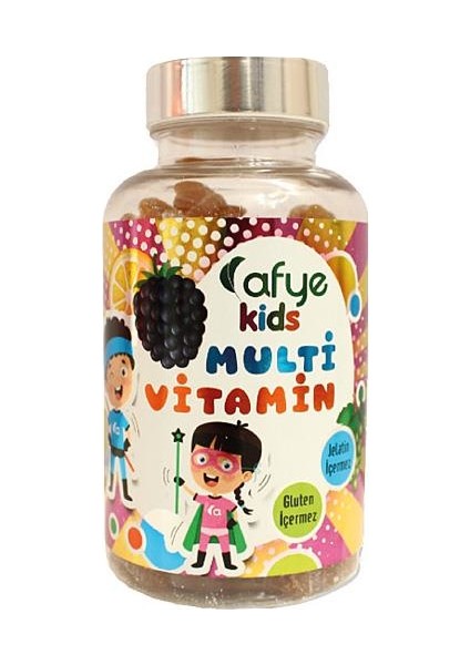 Kids Güçlendirilmiş Şeker Multivitamin 50 Ayıcık