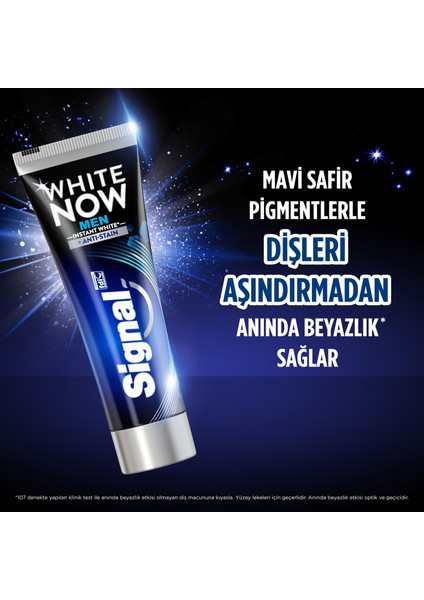 Diş Macunu  White Now Men Anında Beyazlık  75 ML