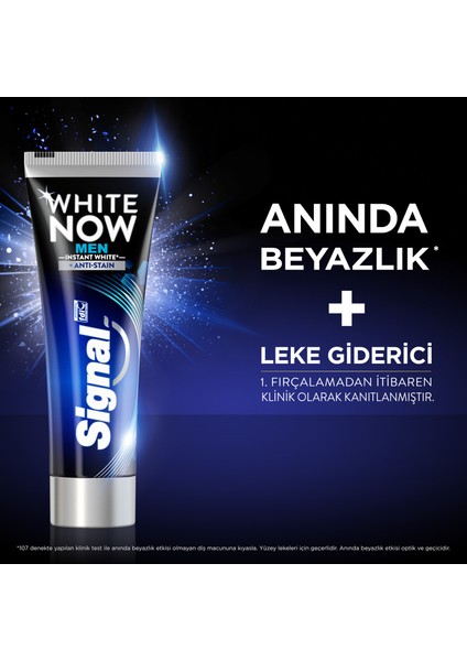 Diş Macunu  White Now Men Anında Beyazlık  75 ML