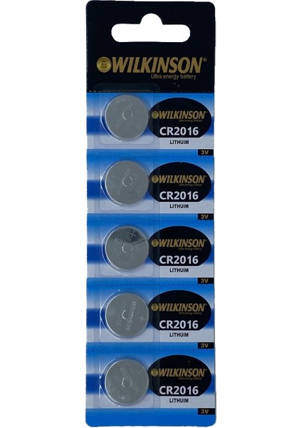 Wılkınson 2016 3V Lityum Düğme Pil 5'li Paket