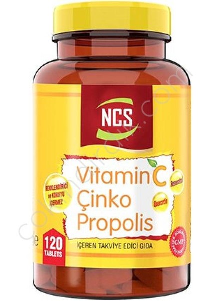 Vitamin C Çinko Propolis Vitamin D Resveratrol 120 Tablet