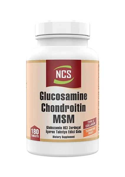 Glucosamine Chondroitin Msm Collagen Zerdeçal 180 Tablet