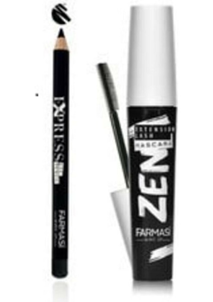 Zen Maskara ve Express Göz Kalemi 01 Seti