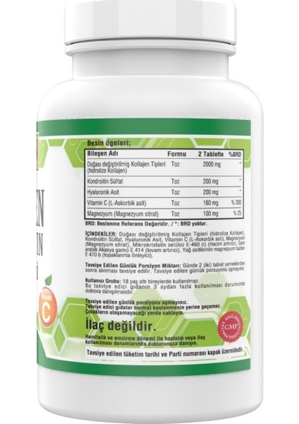 Golden Arizona Collagen Chondroitin Hyaluronic Acid Magnezyum fiyatları