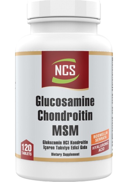Glucosamine Chondroitin Msm Hyaluronic Acid 120 Tablet 3 Kutu fiyatları