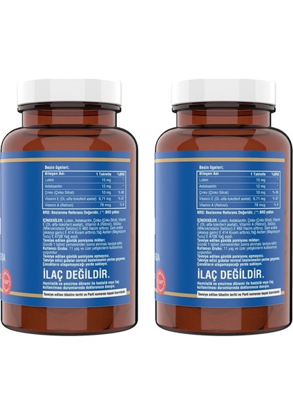 Lutein 15 Mg Astaksantin 12 Mg 60 Tablet 2 Kutu