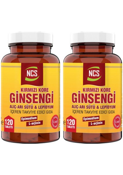 Korean Red Ginseng 120 Tablet 2 Kutu