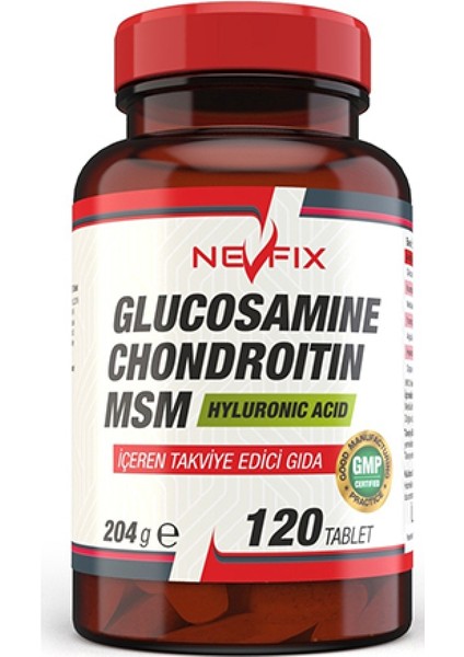 Nevfix Glucosamine Chondroitin Msm 120 Tablet