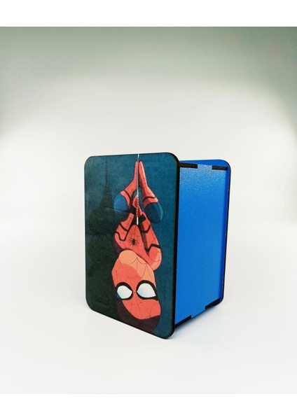 Ahşap Açılabilir Spiderman Baskılı Kumbara